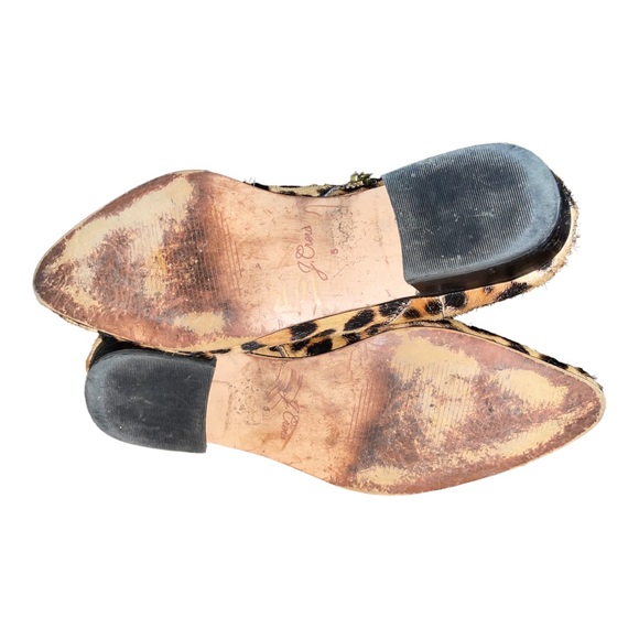 J Crew Factory Walker calf hair women’s ankle boots side zip size : 5 - Picture 11 of 12